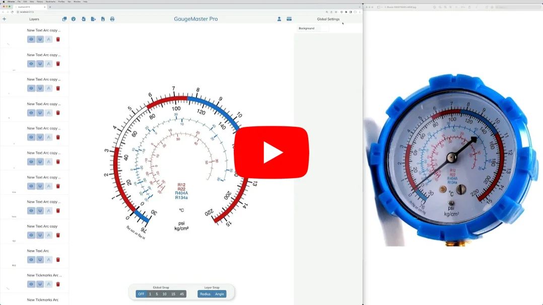 Refrigerant gauge video